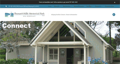 Desktop Screenshot of pleasanthillsmemorialpark.com